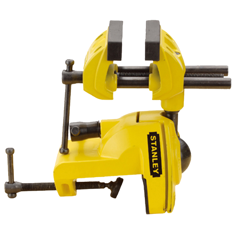 史丹利台虎钳旋转万向桌虎钳小型迷你精密桌面木工台钳家用多功能