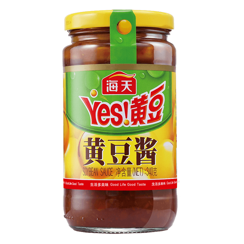 海天黄豆酱340g 炒菜拌面调料 麻辣香锅底料 豆瓣酱辣椒酱 - 天猫超市