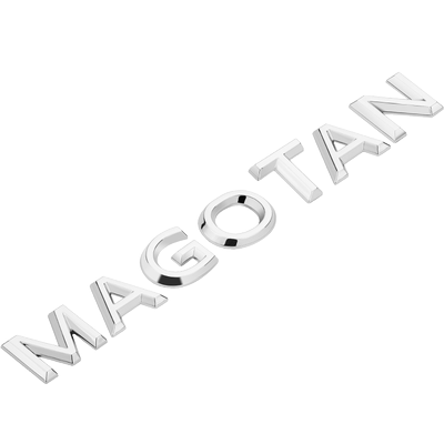 专用于大众新迈腾b8改装magotan英文字母后尾箱车标贴b7装饰配件