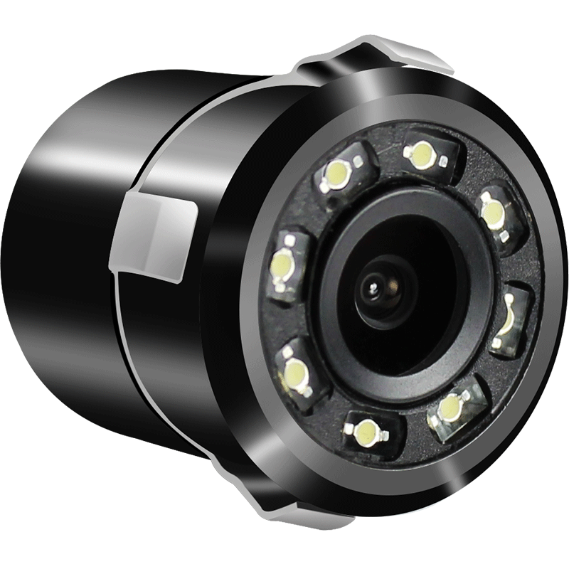 通用ccd超高清夜视18.5mm/22.5mm打孔内嵌倒车载摄像头后视影像