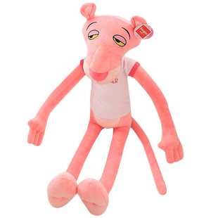 正版粉红豹公仔娃娃可爱达浪顽皮豹毛绒玩具生日情人节礼物送女友