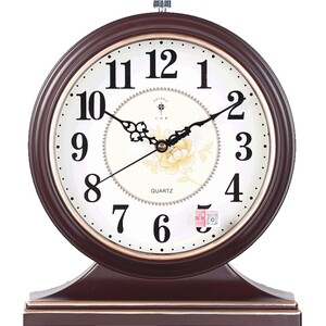 石英客厅台式复古家用桌面大号摆钟