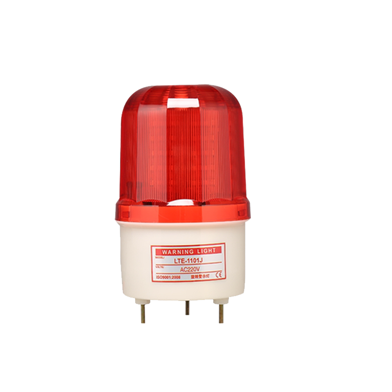 lte-1101j声光报警器旋转爆闪警报灯闪烁灯220v12v24vled警示灯