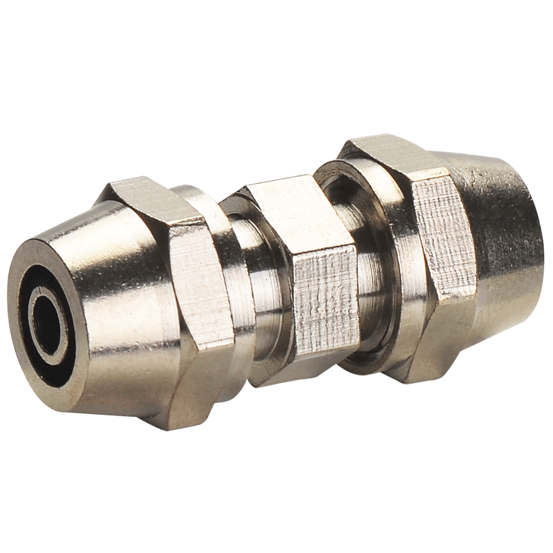 全铜2分pe管直通用快插一字接头 8元