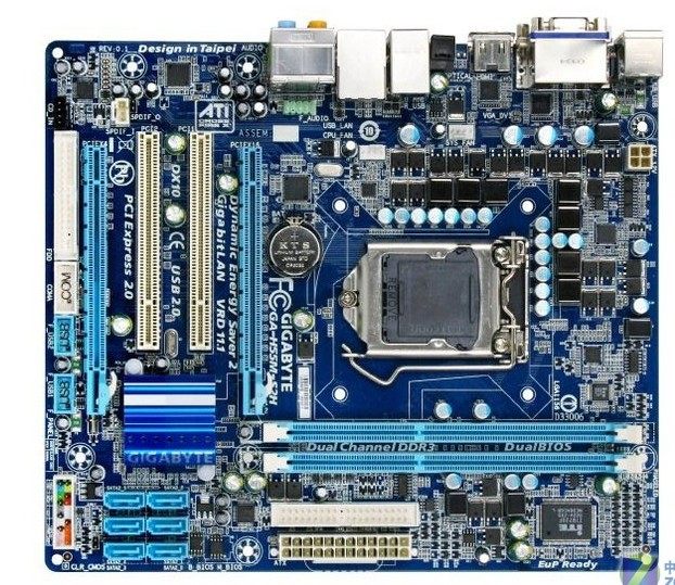 技嘉h55m-s2h主板1156针支持i3 530 i5 650 760 i7870另有套装