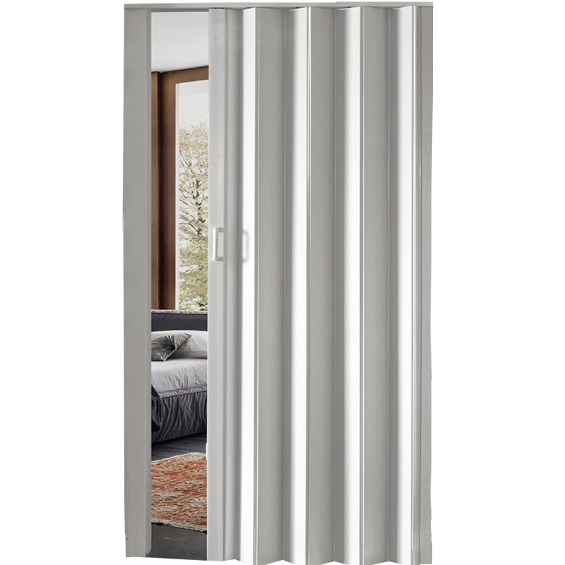 pvc卫生间厨房隐形塑料折叠门