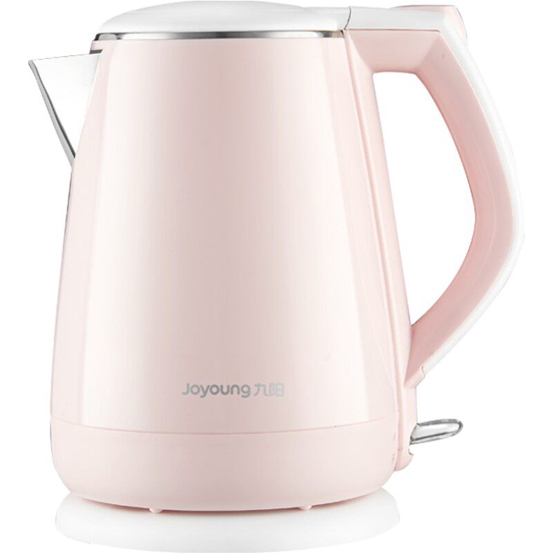 九阳电热水壶家用烧水壶煮开水器304不锈钢双层保温自动断电正品