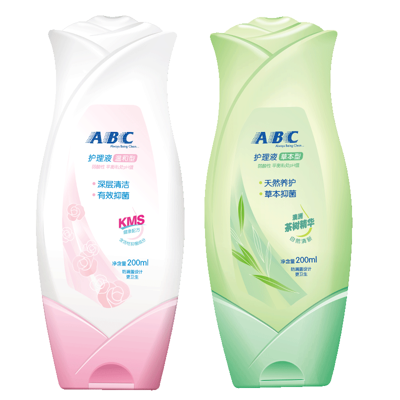 【abc】卫生护理液200ml*2瓶