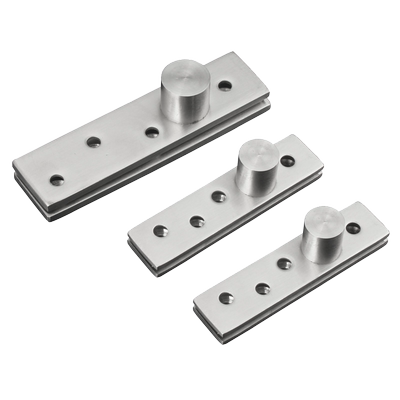 加厚不锈钢360度旋转门轴转轴上下合页顶头铰链天地轴暗藏合页