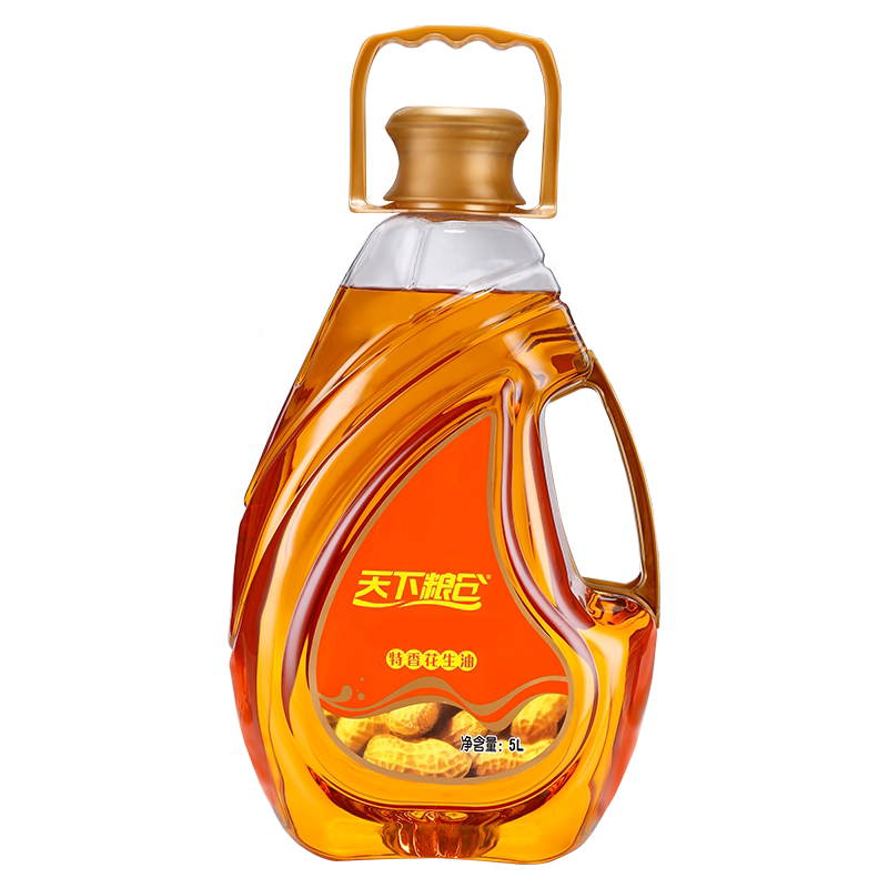天下粮仓特香花生油5l一级食用植物油
