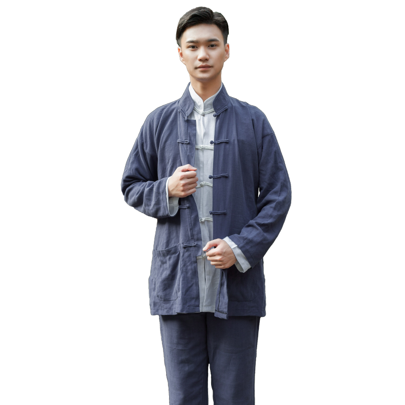 珂卡蝶民国古装男长衫武打装车夫服上海滩打手古装演出服