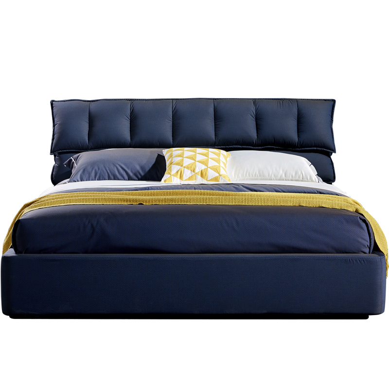 欧嘉璐尼可拆洗布艺床简约现代布艺床软包床婚床可储物1.5m1.8米