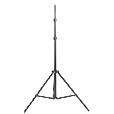 led灯铝合金摄影灯架2米摄影棚闪光灯支架机顶灯架子三角摄影支架灯