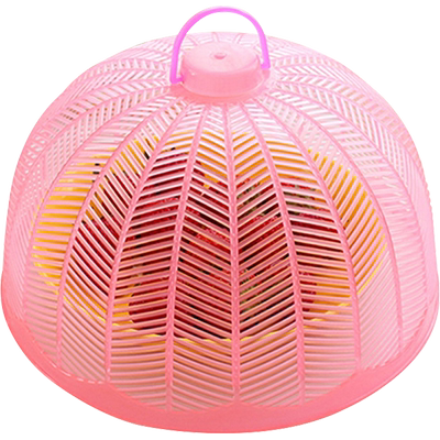 洪客 防蝇罩可折叠塑料小号防尘4个装