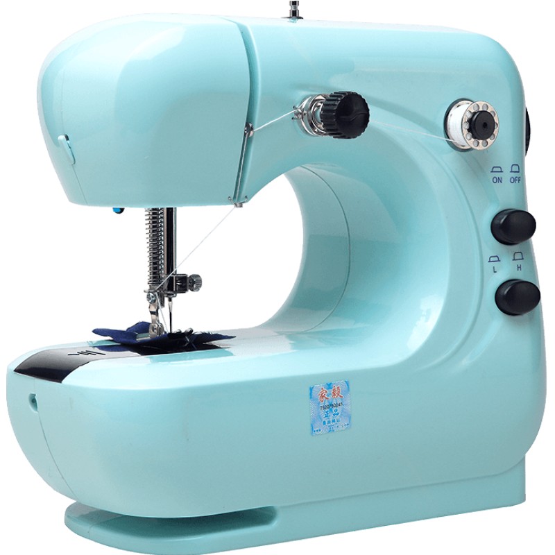 家毅306a缝纫机家用电动小型迷你多功能全自动台式手持微型缝纫机