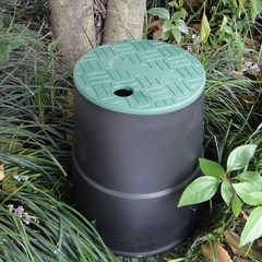 6寸绿化喷灌用塑料阀门箱 阀箱 取水阀阀箱 绿盖 阀门箱