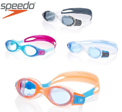 speedo正品 biofuse 儿童 男女大视野舒适防雾防水游泳镜6-14岁