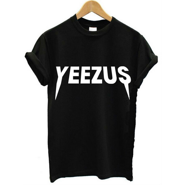 8965#2018春夏装新款速卖通ebay亚马逊爆款货源yeezus字母短袖t恤