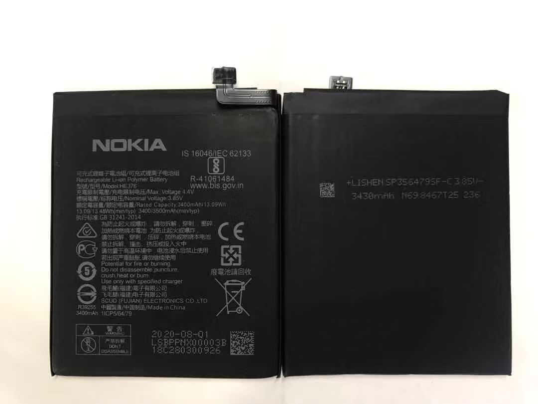 适用于Nokia7 plus HE347/Nokia3.1 plus HE376全新手机电池
