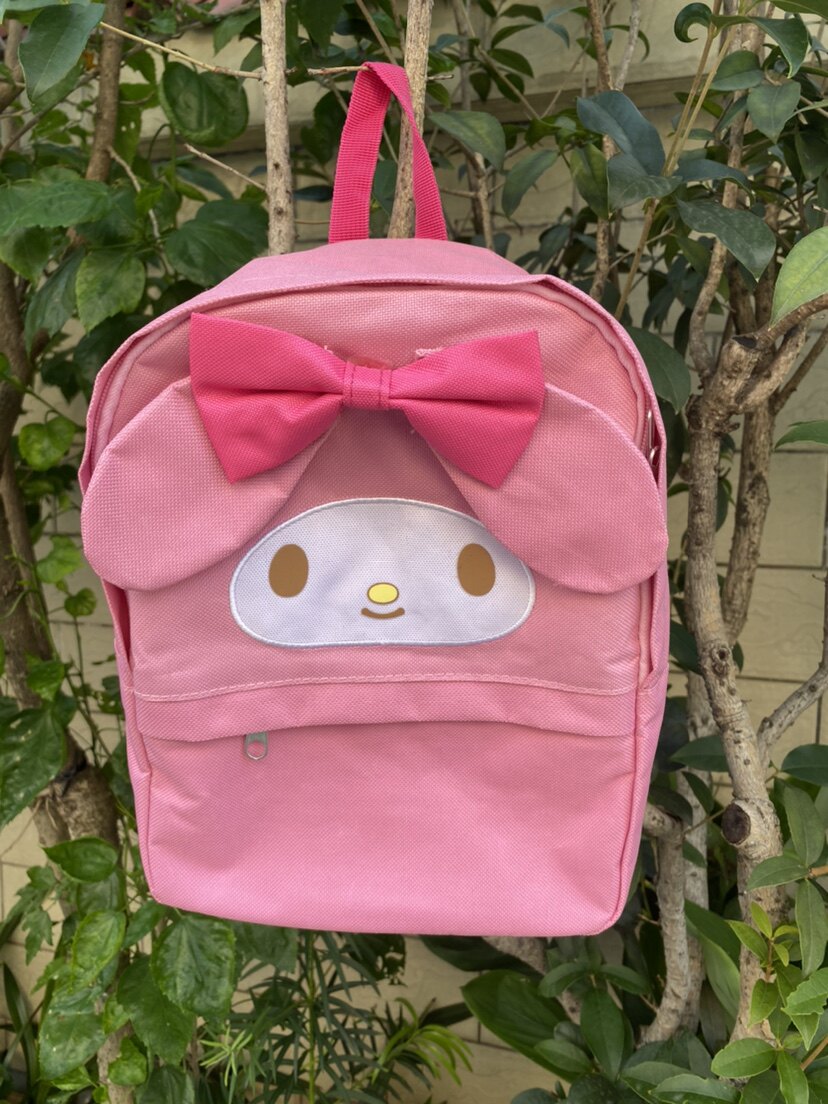 日单美乐蒂melody女童卡通可爱幼儿园小书包双肩包野外郊游收纳包