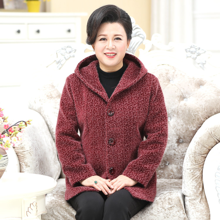胖太太妈妈秋冬季风衣外套特体200斤中老年加肥加大码女装呢大衣