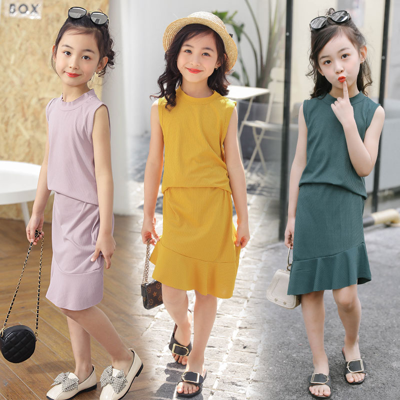 女童夏款套装2019新款短袖套裙女孩中大童韩版休闲裙子两件套12岁在类目 女装/女士精品, 套装/学生校服/工作制服, 时尚套装中 - 来自Buy2taobao.com提供专业的淘宝代购服务