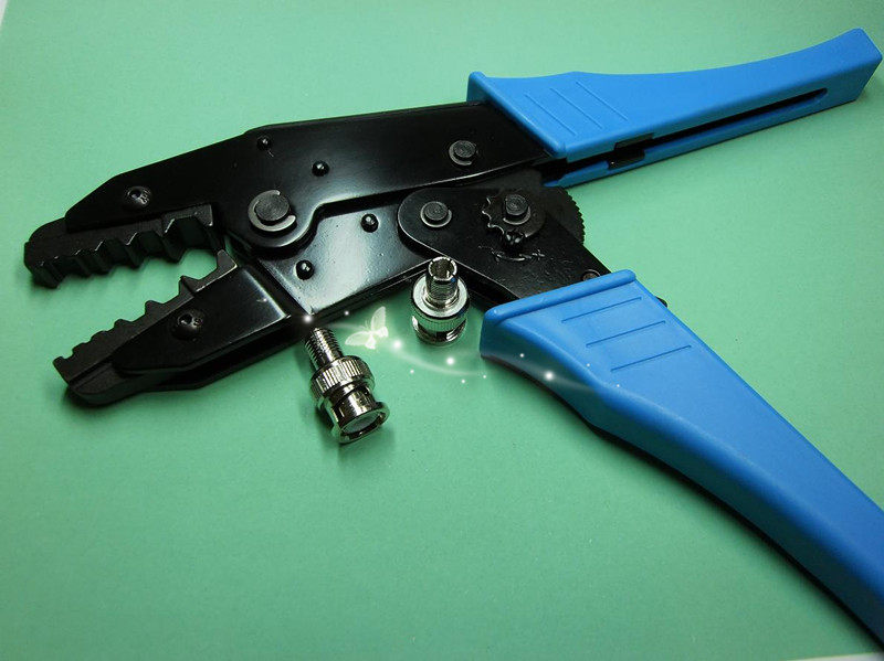 视频有线电视753503bncq9同轴头子压线头压接钳压线钳