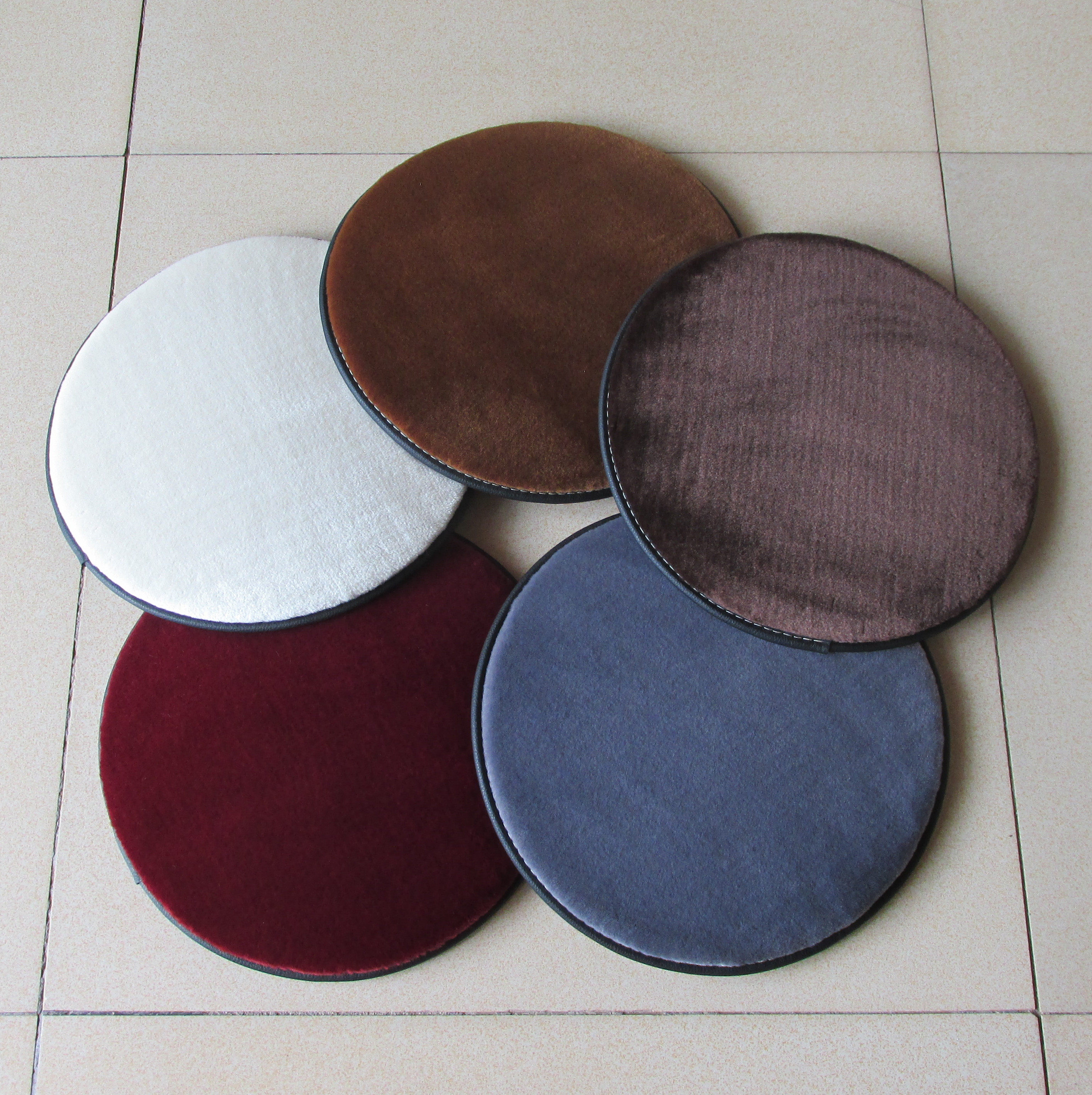 圆形坐垫圆凳垫可爱板凳垫学生椅垫防滑藤椅垫幼儿园儿童小凳子垫