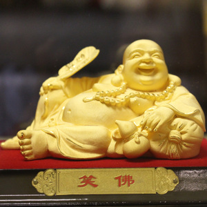 笑口常开弥勒佛摆件图片