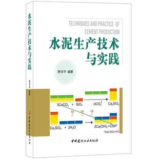 水泥生产技术与实践 贾华平著贾华平编 室内设计书籍入门自学土木工程设计建筑材料鲁班书毕业作品设计bim书籍专业技术人员继续教