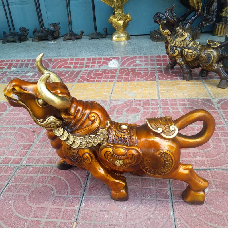 风水牛摆件