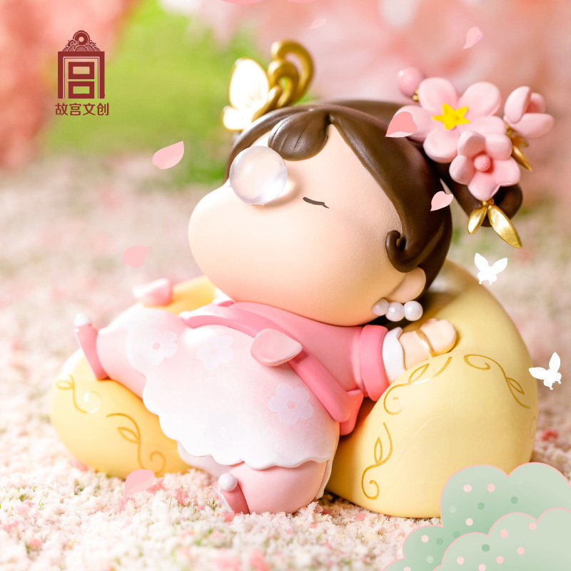 故宫博物院文创饱格格花神盲盒手办摆件淘宝旗舰官网联名系列礼物