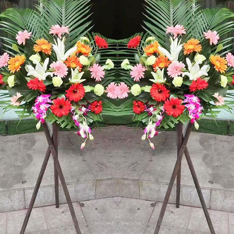 扶郎非洲菊花篮小食饮品新店开业佛山同城鲜花店商务用花