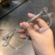 简丹剋萝心潮百搭新款大框眼镜架复古个性板材防蓝光可配近视变色