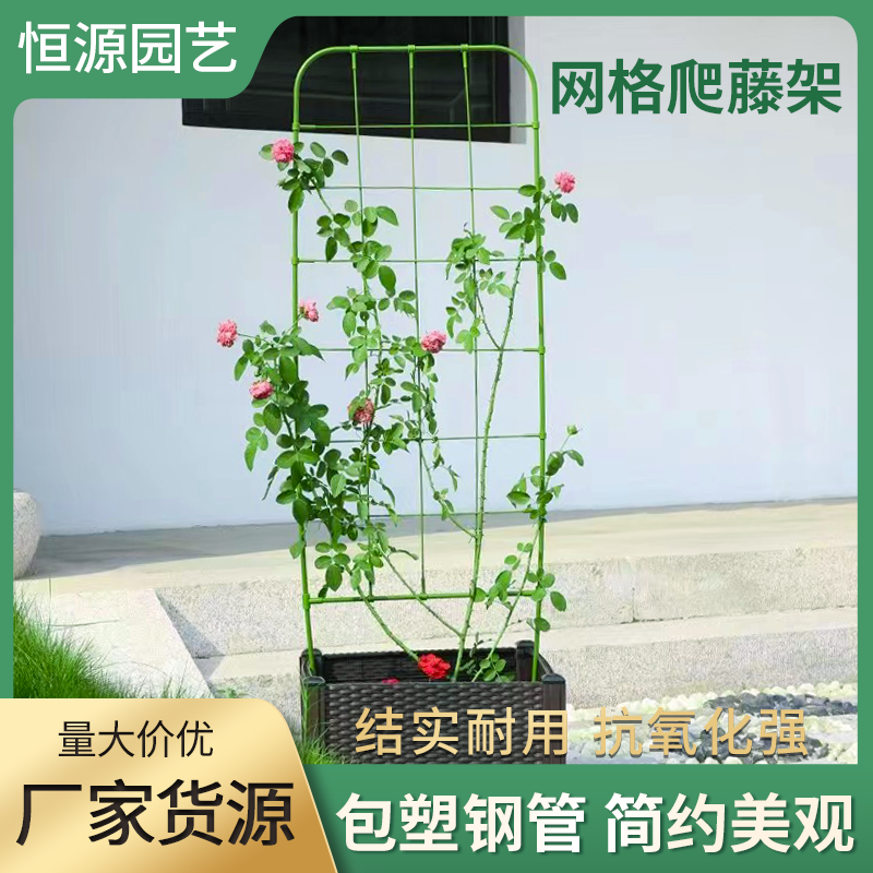 爬藤植物网格造型花屏花支架牵牛花架子阳台盆栽绿植月季攀援牵引