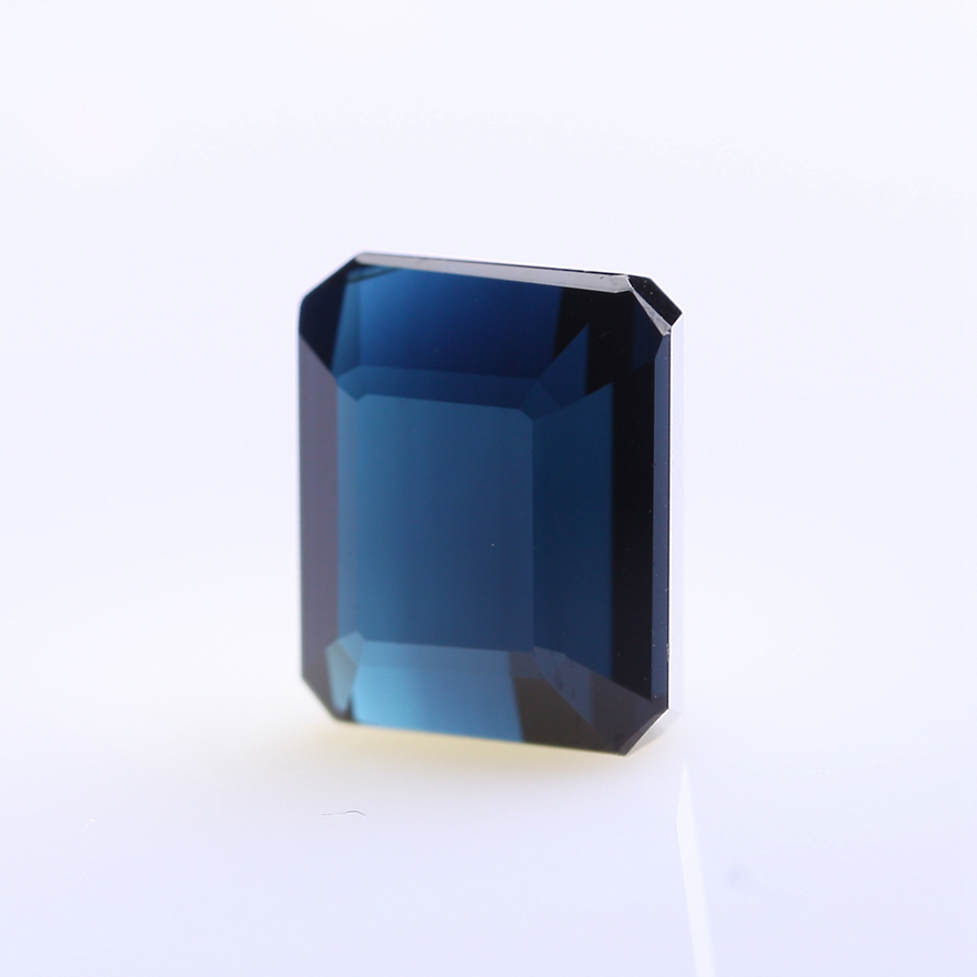 全净 极品天然蓝碧玺裸石 重6.45克拉 全净体质 效应好