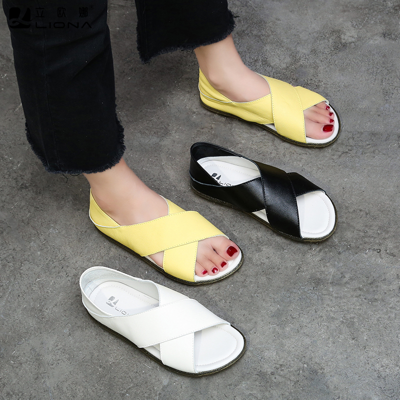 孕妇凉鞋女夏平底防滑外穿凉拖鞋2021新款森系女鞋胖脚宽肥一脚蹬