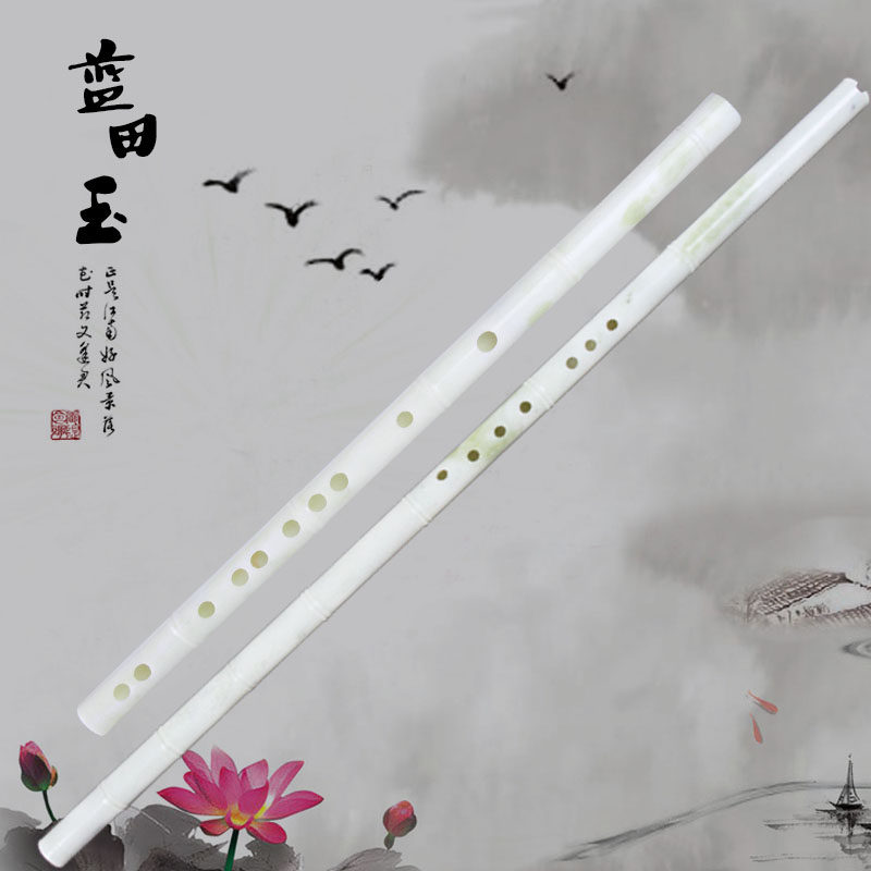 洞箫乐器真玉练习考级演奏箫古风箫收藏居家装饰优惠促销精品玉萧