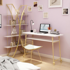 北欧创意电脑桌简约现代卧室ins书桌小户型简易家用工作台