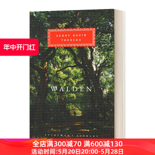 英文原版 Walden 瓦尔登湖 人人图书馆精装收藏版 英文版 进口英语原版书籍