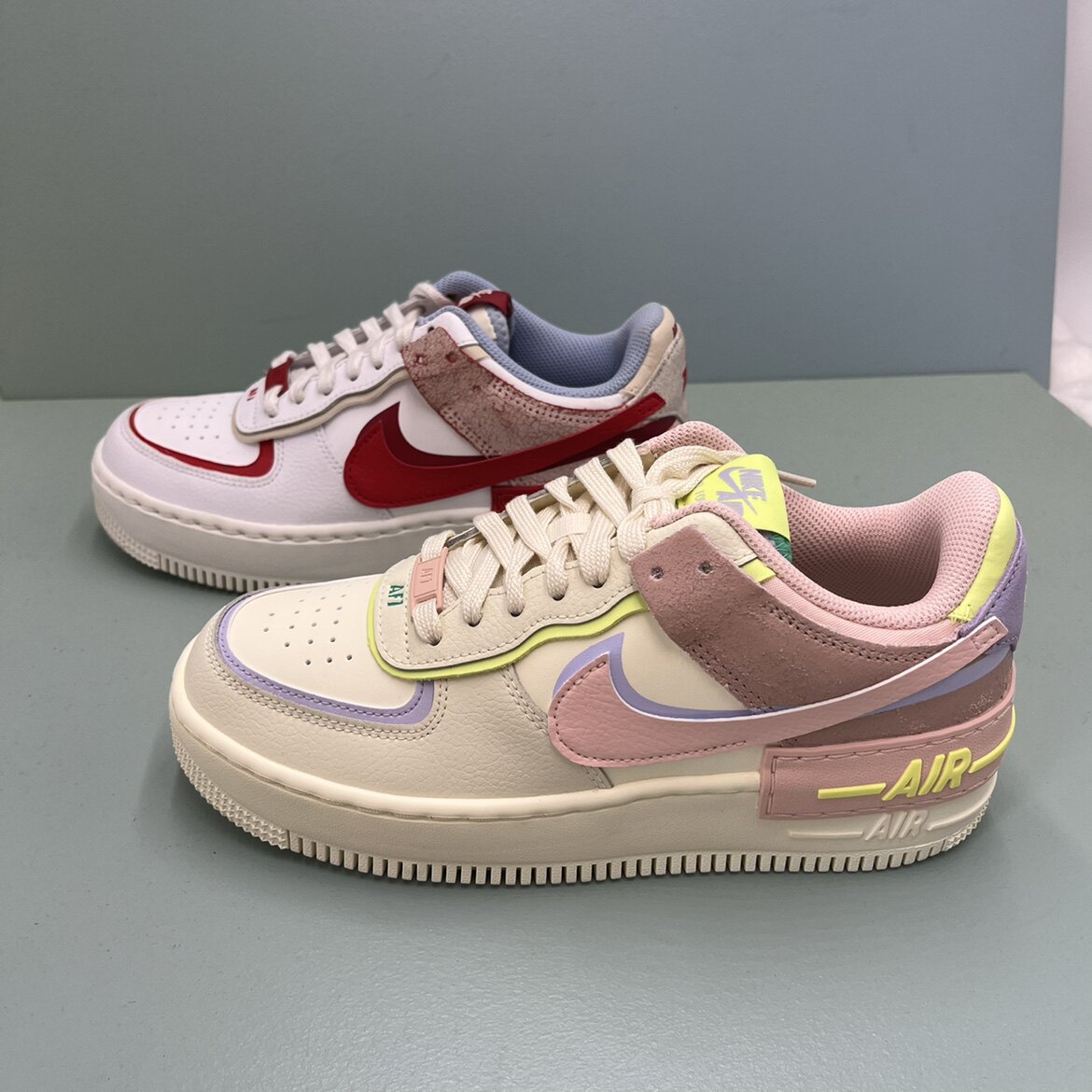 nike air force 1 af1空军一号女子马卡龙板鞋ci0919-700-108-109