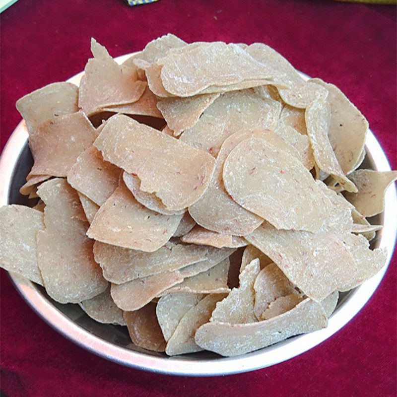 500g江西赣南特产农家自制 生豆腐渣片 可油炸 零食小吃包邮