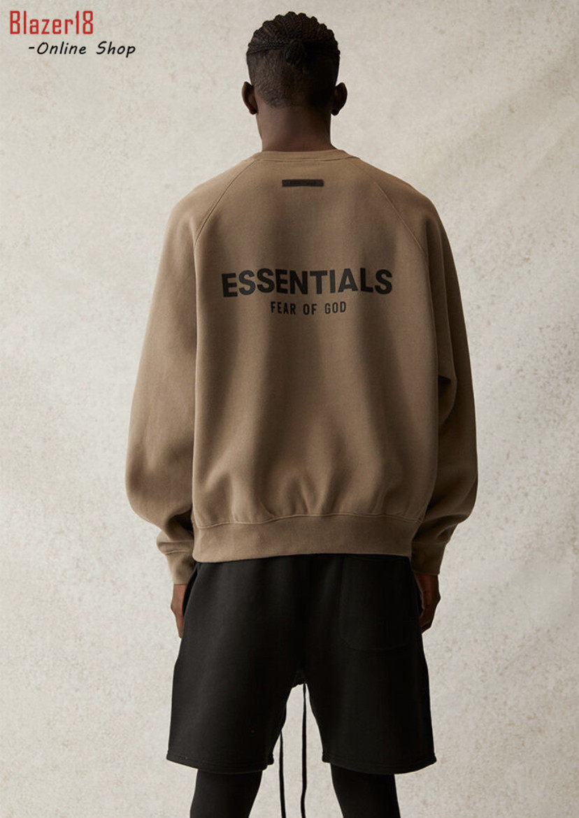 fear of god 21ss fog essentials 复线 背后logo 浮雕 套头卫衣