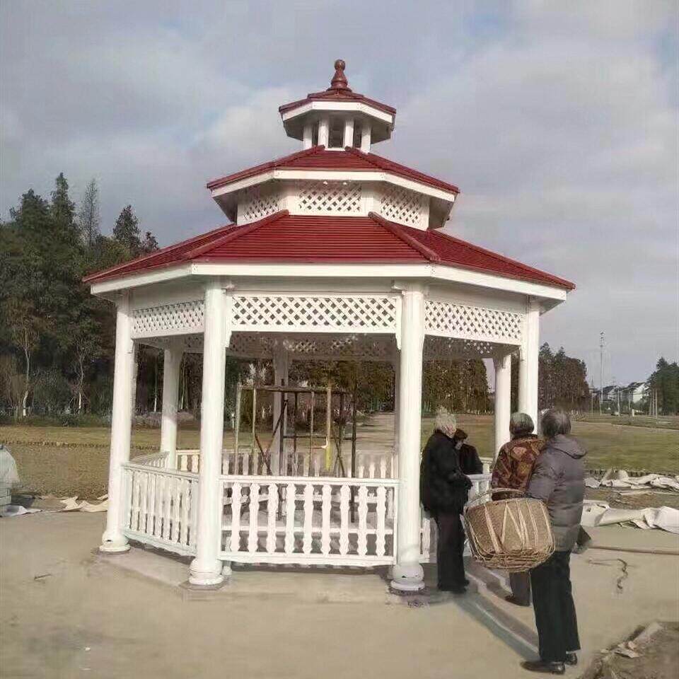 厂家直销欧式六角凉亭户外防腐木庭院别墅实木四角八角亭子休闲亭