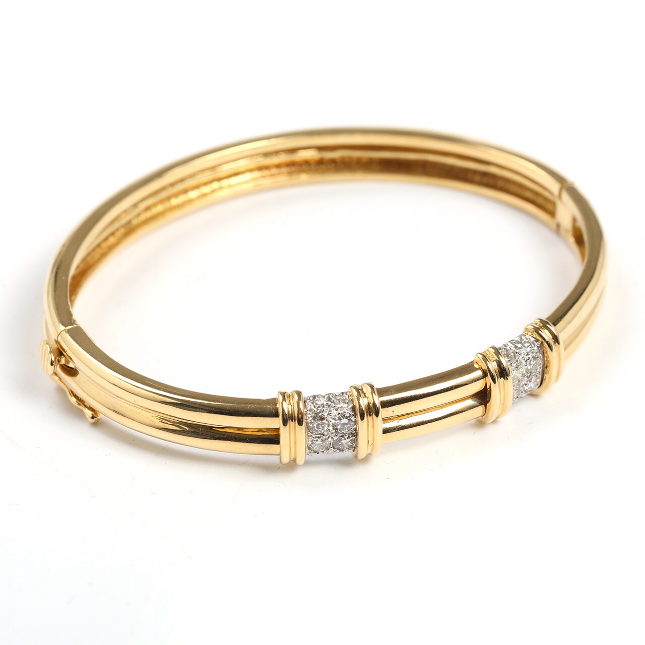 [9.0新]蒂芙尼女士18k金手镯