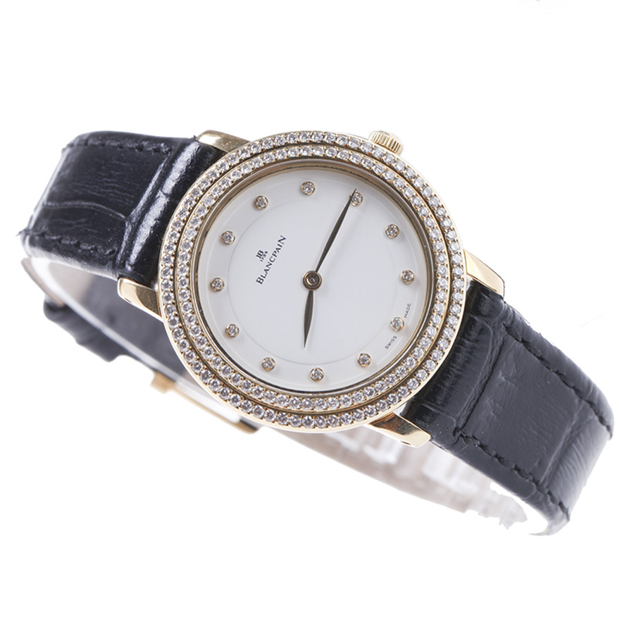 【9新】宝珀18k黄金手动机械女表