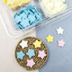 彩色五角星巧克力生日蛋糕装饰配件可食用烘焙儿童冰淇淋派对布置
