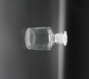 玻璃细口瓶250ml试剂瓶小口瓶白色磨口透明化学实验器材教学仪器