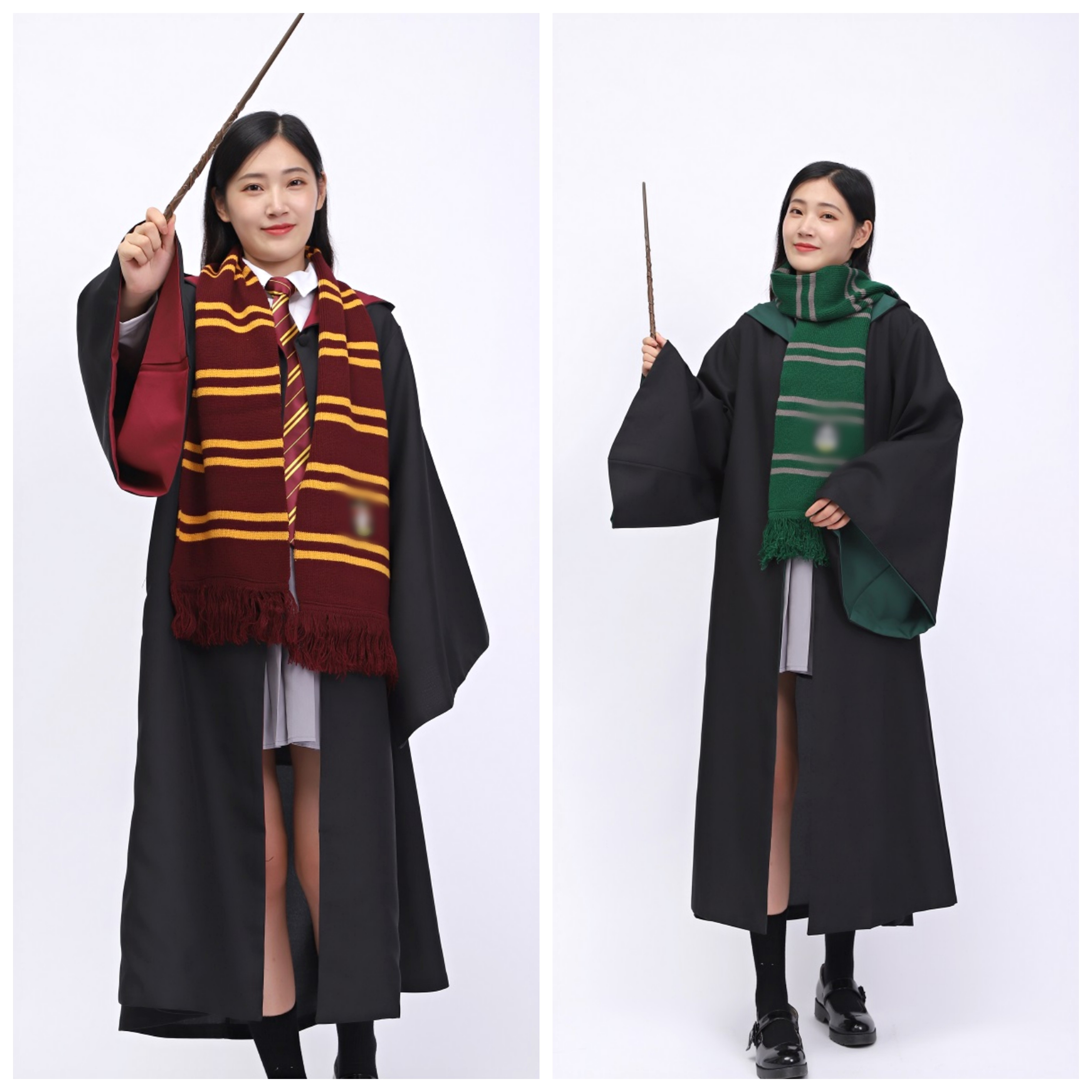哈迷cos哈利周边波特usj巫师魔法袍学院服蛇院狮院獾院鹰院万圣节