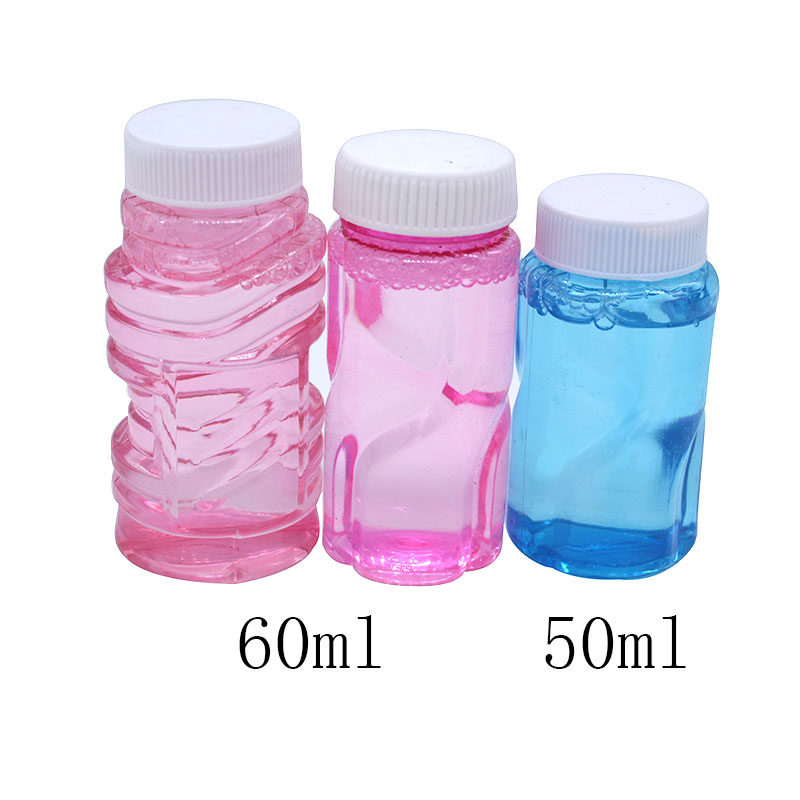 50/60毫升瓶装泡泡水儿童吹泡泡枪备用补充液玩具 洽乐泡泡机配套